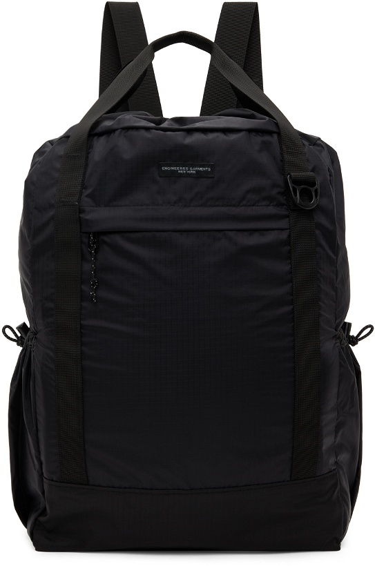 Photo: Engineered Garments Black 3 Way Backpack