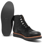 Grenson - Newton Brushed-Suede Boots - Men - Black