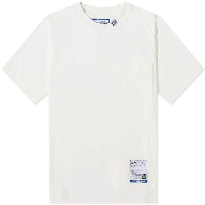 Photo: Instru(men-tal) by Mihara Men's Embroidered T-Shirt in White