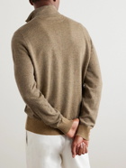 Loro Piana - Striped Mélange Cashmere Sweater - Neutrals