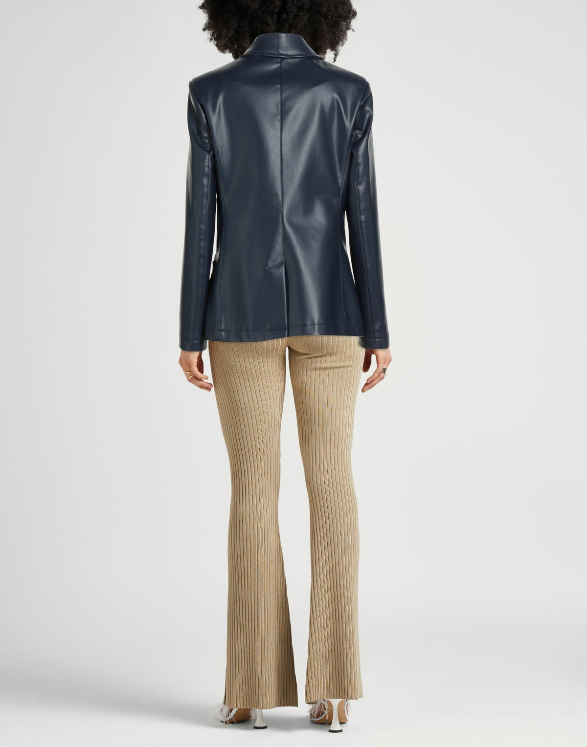 Blumarine Womens Blazer Midnight in Blue