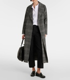 'S Max Mara Galles checked wool-blend coat