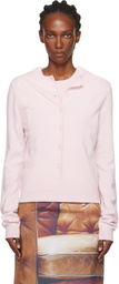 Julie Kegels Pink Twinset Sweater