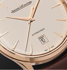 Jaeger-LeCoultre - Master Ultra Thin Date Automatic 39mm 18-Karat Rose Gold and Alligator Watch, Ref No. 1232510 - Neutrals