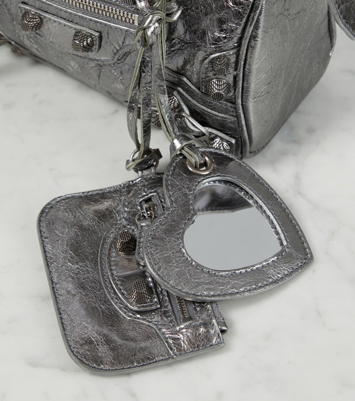 Balenciaga Le Cagole Mini leather duffel bag
