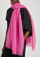 Issey Miyake Pleated Fine-knit Scarf - Pink - One Size