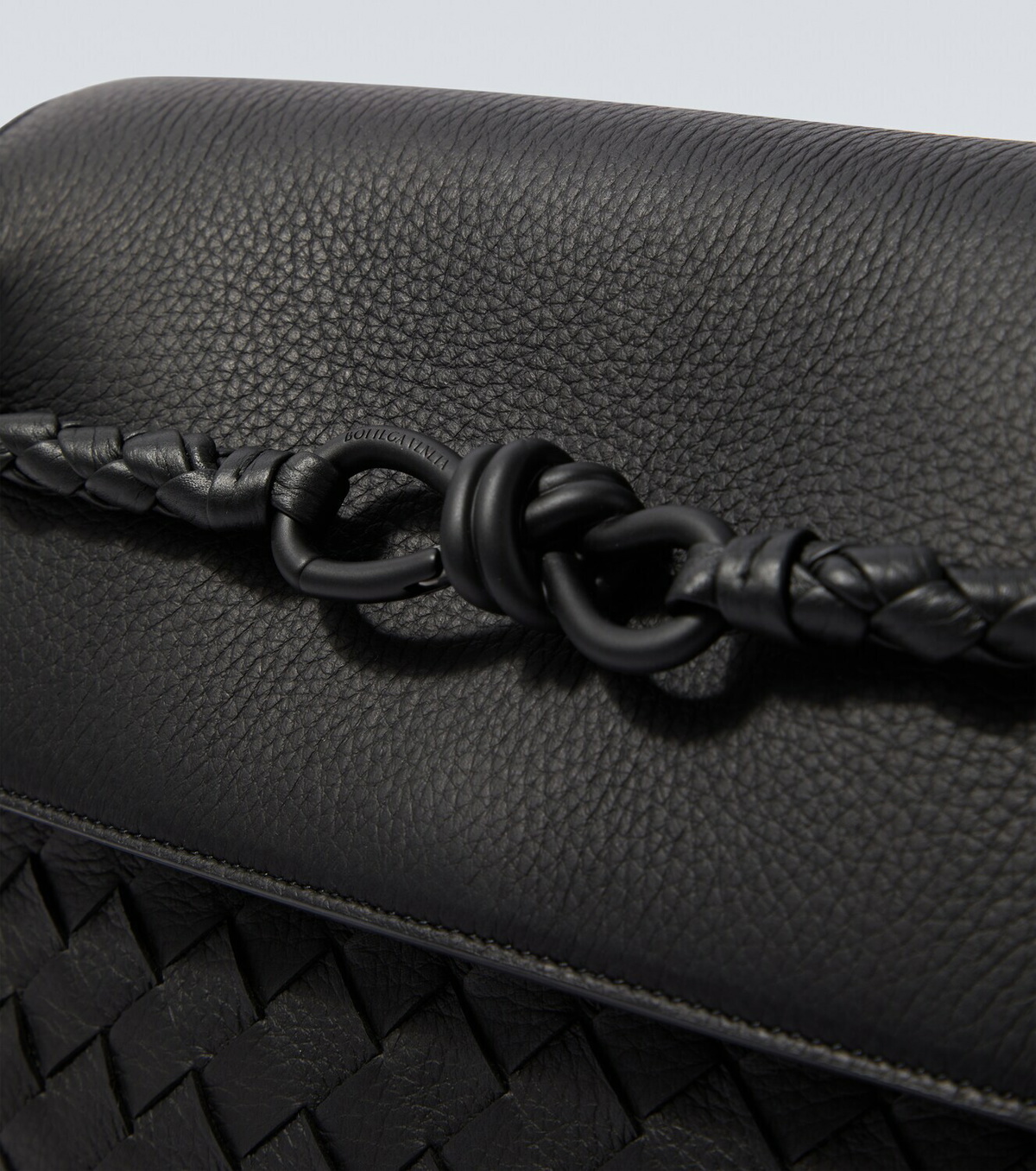 Bottega Veneta Andiamo Intrecciato Small leather messenger bag