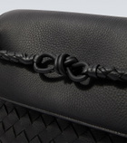 Bottega Veneta Andiamo Intrecciato Small leather messenger bag