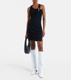 Coperni Bridge leather knee-high boots