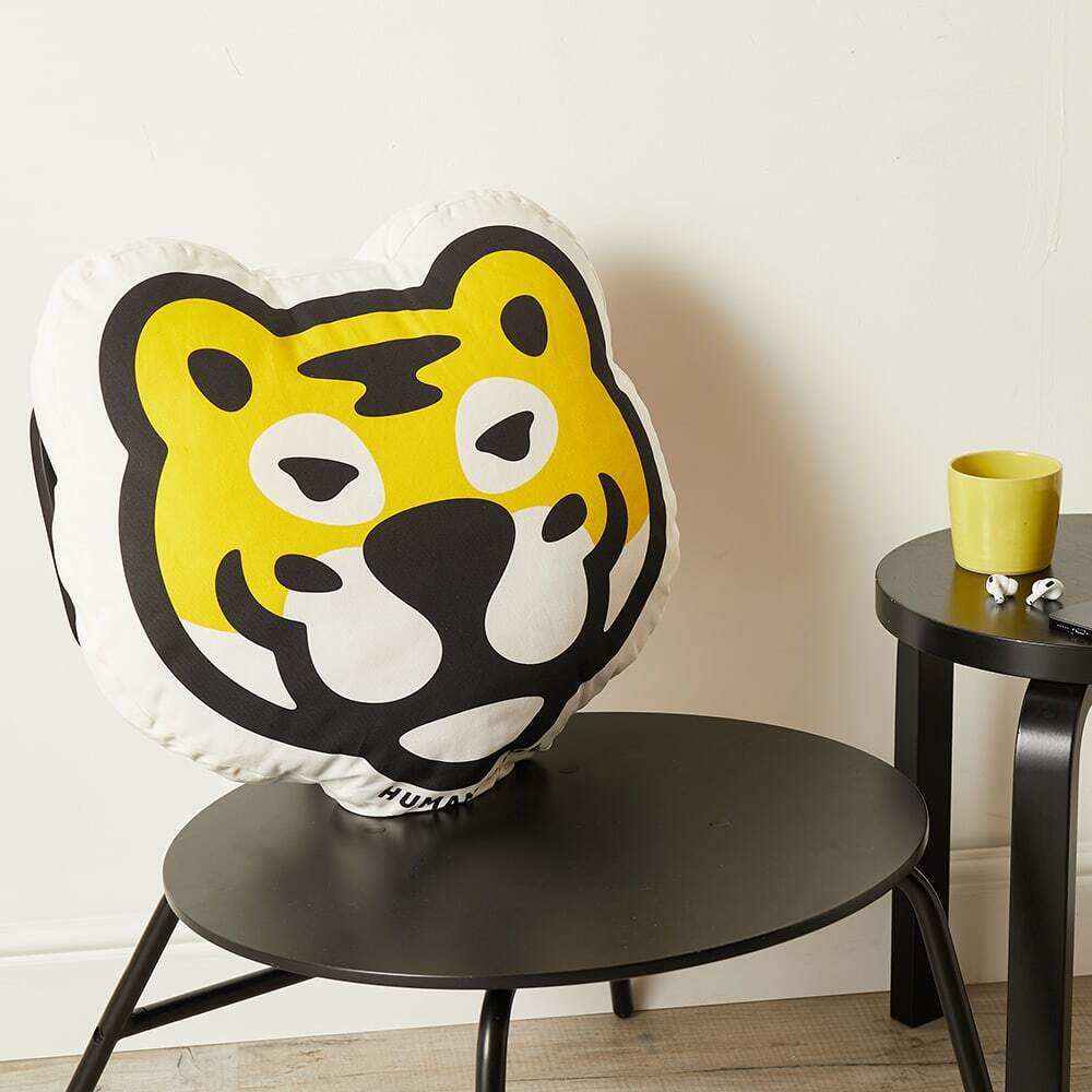 ヒューマンメイド WHITE TIGER FACE CUSHION-