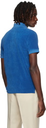 TOM FORD Blue Towelling Polo