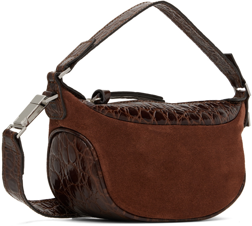 BY FAR Brown Mini Ami Shoulder Bag