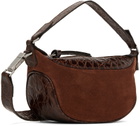 BY FAR Brown Mini Ami Shoulder Bag