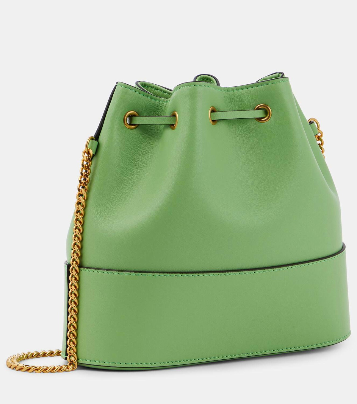VALENTINO VLOGO WALK レザー製 ショッピング バッグ *GREEN VALENTINO VLOGO WALK レザー製 ショッピング バッグ *GREEN