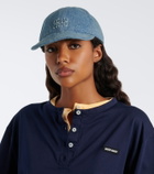Miu Miu Denim baseball cap