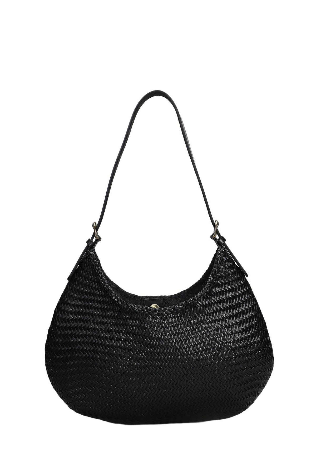 Dragon Diffusion Luna Mezza Tote In Black Leather Dragon Diffusion