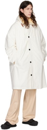 Jil Sander White Oversized Coat