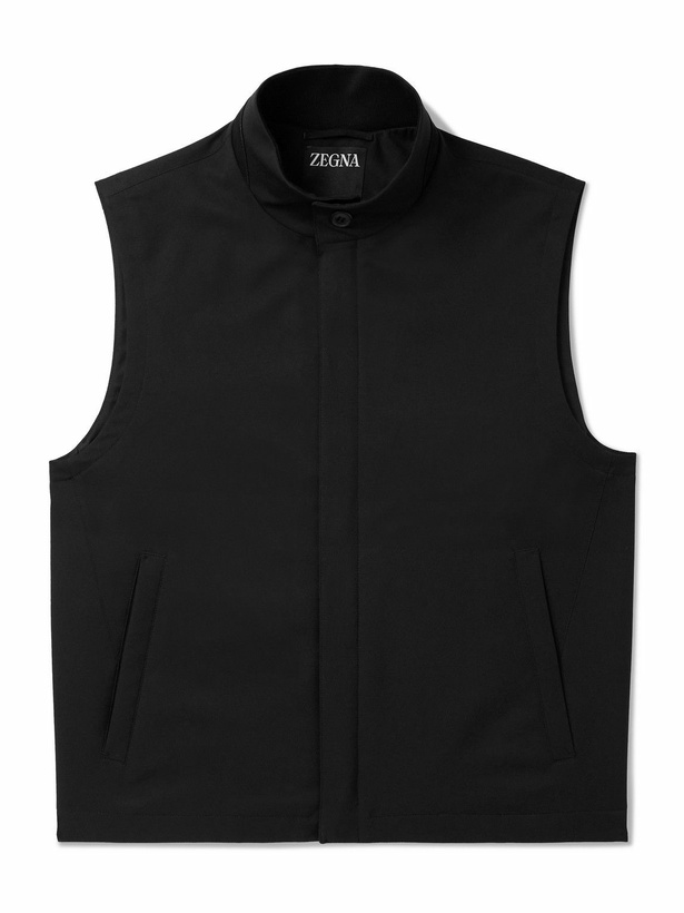 Photo: Zegna - Slim-Fit Shell Gilet - Black
