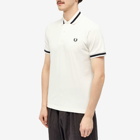Fred Perry Men's Single Tipped Polo Shirt in Ecru/Black