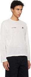 Courrèges White Printed Mesh T-shirt