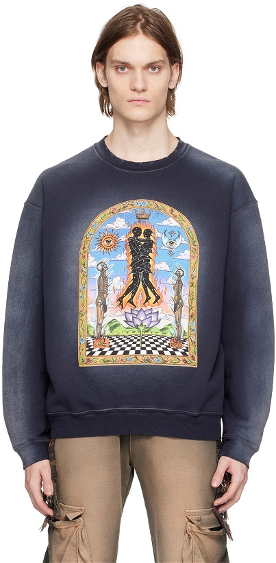 Photo: Alchemist Navy 'The Lovers' Sweatshirt