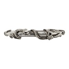 Alexander McQueen Silver Snake and Skull Bracelet