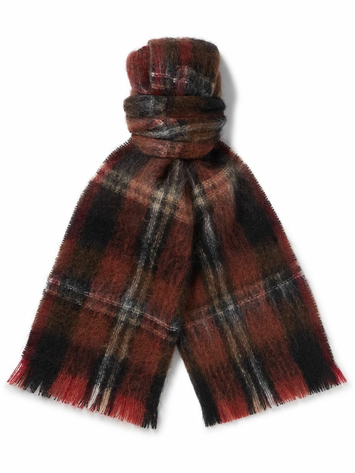 DE BONNE FACTURE UNIVERSITY GIANT SCARF De Bonne Facture Navy University Giant Scarf De Bonne Facture
