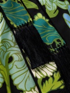 TOM FORD - Floral-Print Silk-Twill Robe - Green