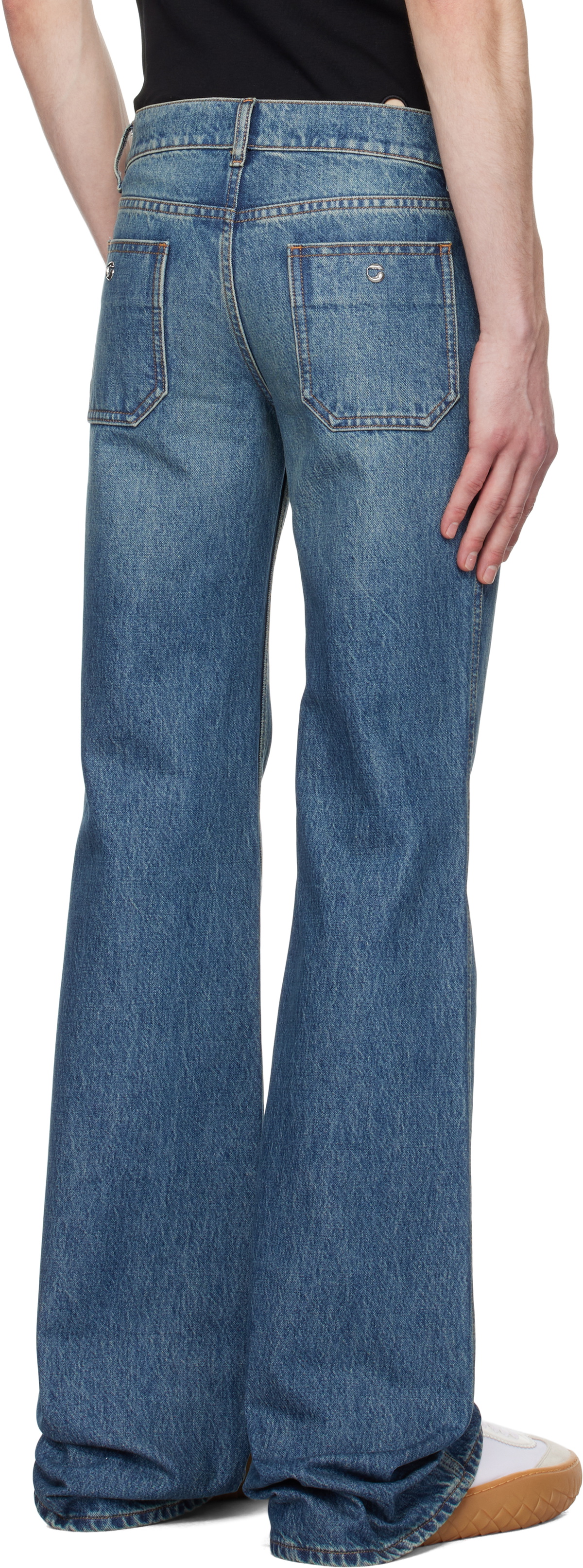 Coperni Blue Four Pocket Straight Leg Jeans