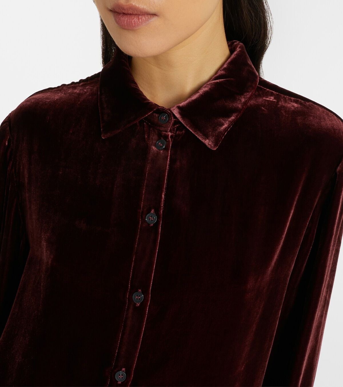 Asceno London velvet shirt