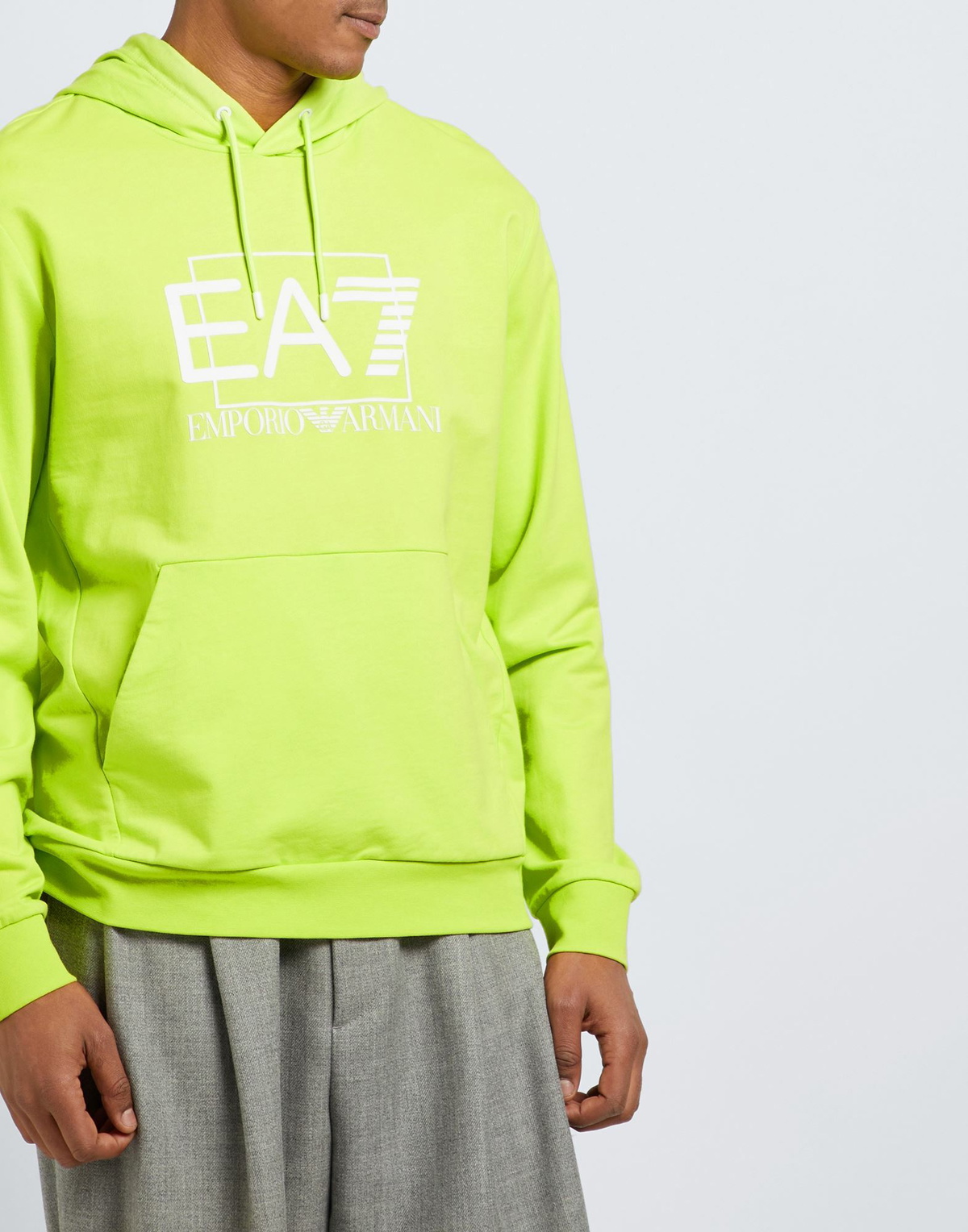 Ea7 Mens Sweatshirt Lime in Green