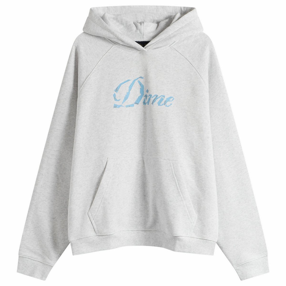 Dime Men's Cursive Paper Cut Hoodie in Ash