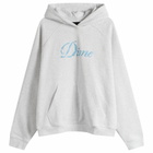 Dime Men's Cursive Paper Cut Hoodie in Ash