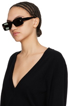 Cartier Black 'Panthère de Cartier' Sunglasses