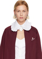 SHUSHU/TONG YVMIN Edition Bowknot Sharp Feather Earrings