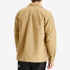 and wander Men's Cordura Cotton Ripstop Shirt Jacket in Beige