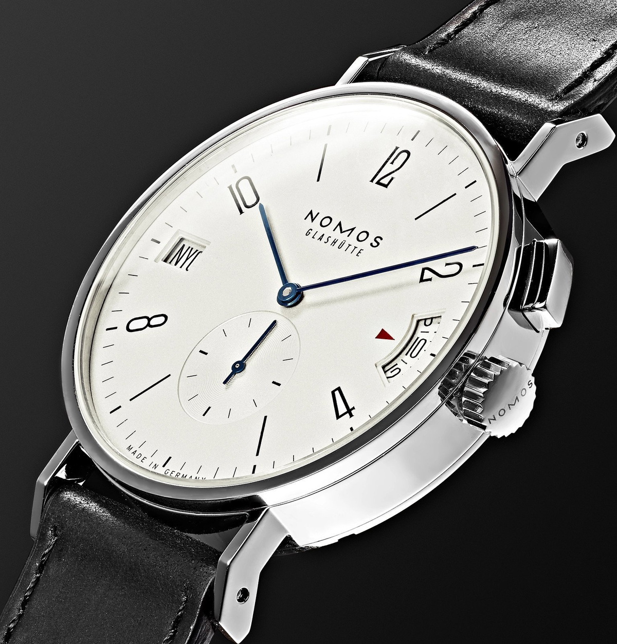 NOMOS Glash tte Tangomat GMT Automatic 40mm Stainless Steel and