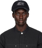 Dion Lee Black Distressed Cap