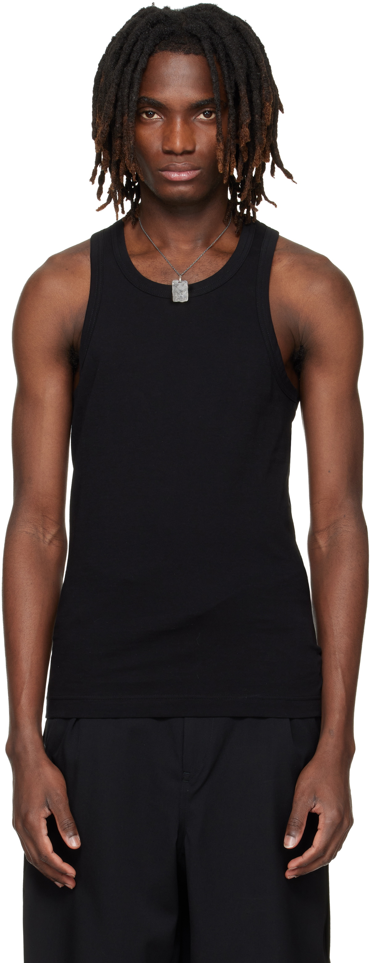 YOHJI YAMAMOTO Black Ultima PS Tank Top