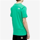 The North Face Men's Easy T-Shirt in Optic Emerald