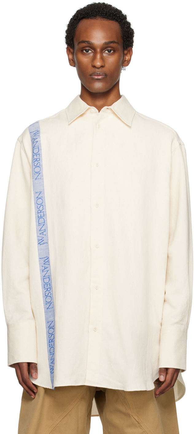 JW Anderson Off-White Tea Towel Shirt JW Anderson