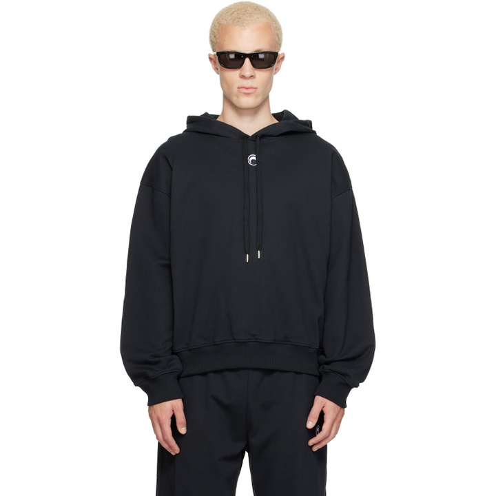 Photo: Marine Serre Black Moon Logo Hoodie