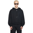 Marine Serre Black Moon Logo Hoodie