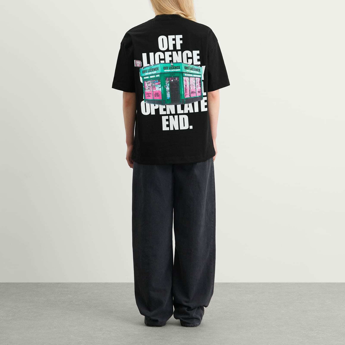 END. Open 'til Late T-Shirt in Black