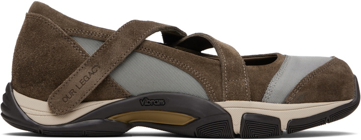 Photo: OUR LEGACY Brown Sweetheart Dress Sneakers