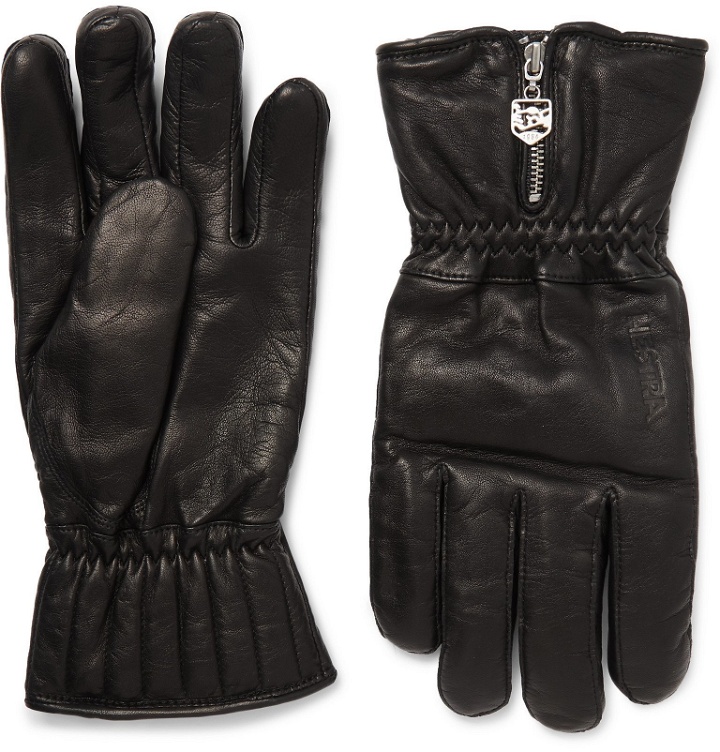 Photo: Hestra - Leather Gloves - Black