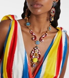 Dolce&Gabbana Embellished pedant necklace