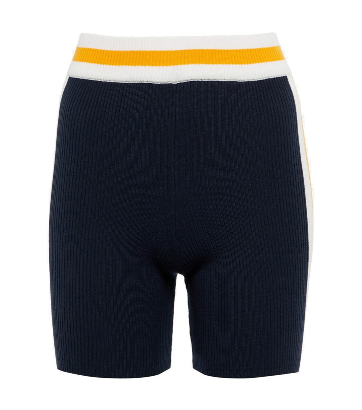Photo: The Upside - Norfolk Lucia ribbed-knit shorts