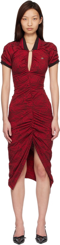 knee length dresses for ladies Vivienne Westwood Lavender Jacquard Ginnie Pencil Dress – bowns cambridge
