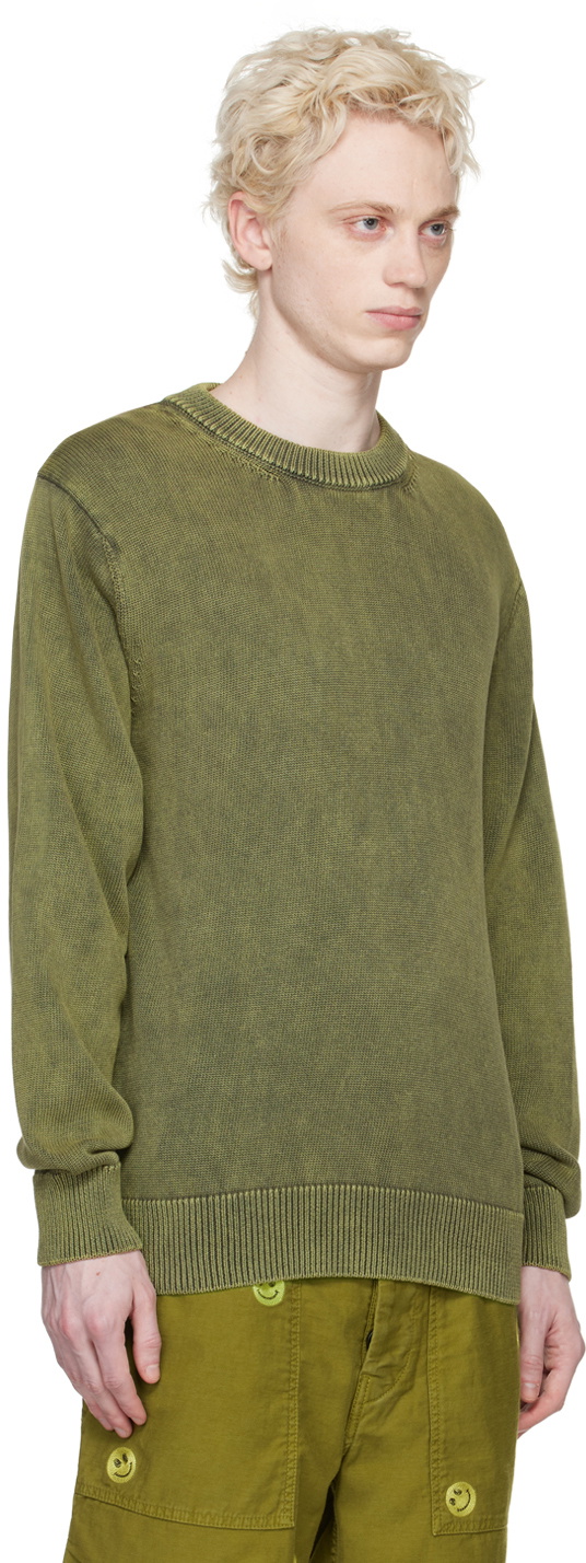 PRESIDENT's Green Washed Sweater